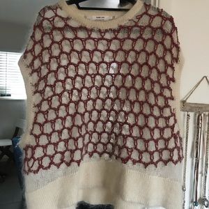 Sleeveless silk Helmet Lang